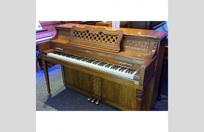 Baldwin Satin Mahogany Console Upright Piano, Used - All Inclusive Premium Package (SN:11103) - Image 5
